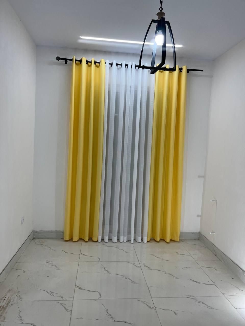 پرده آماده پانچی کتان تین