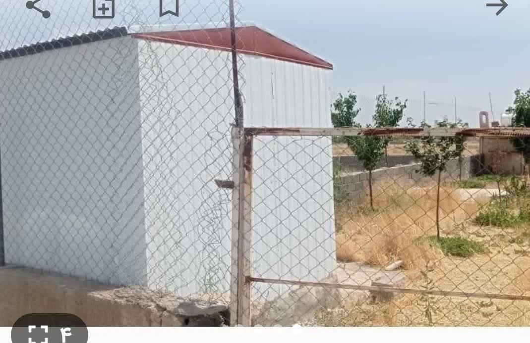 ۵۰۰ متر زمین فنس کشی شده در چار باغ - البرز