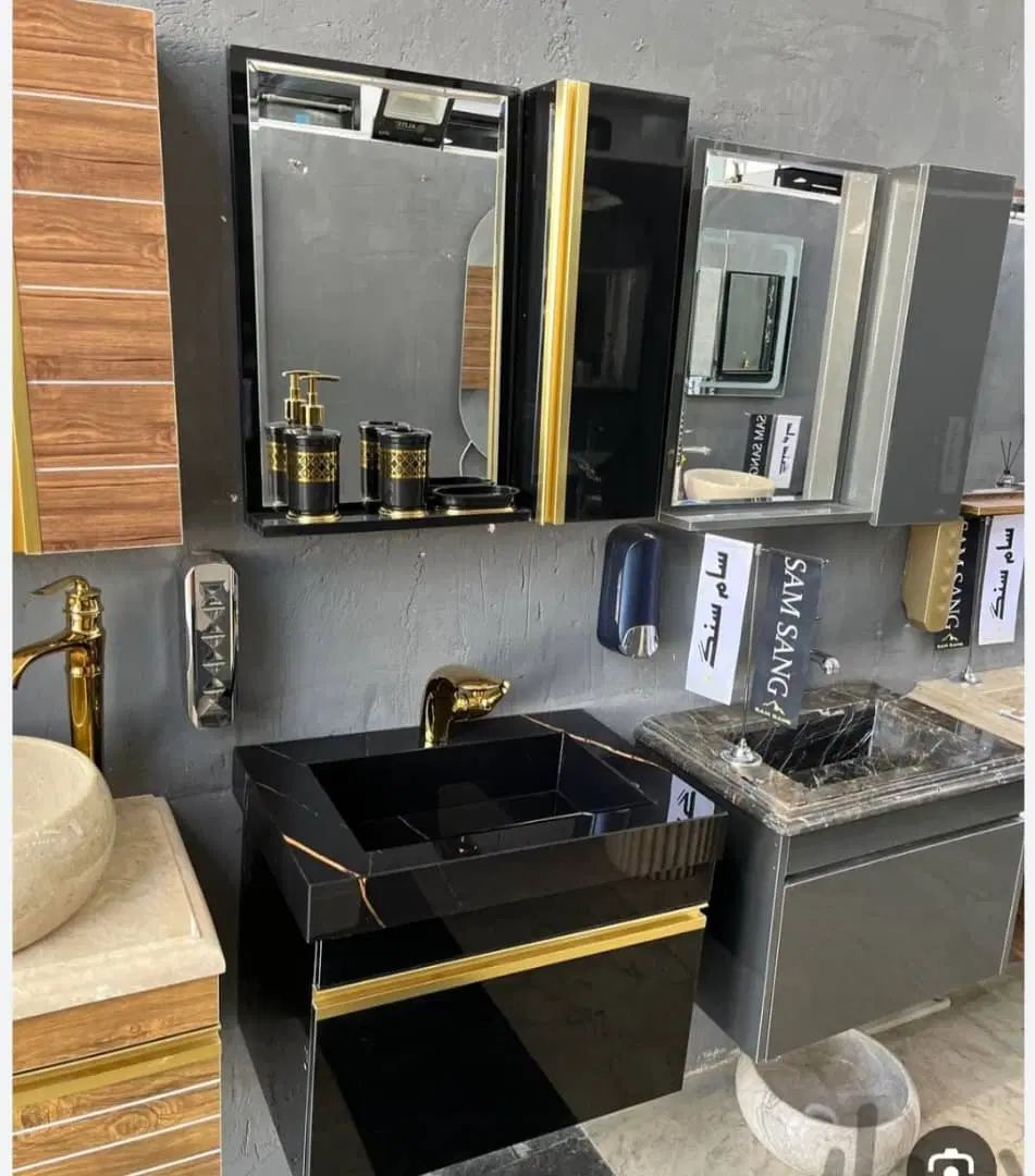 روشویی پی وی سی باسنگی طبیعی