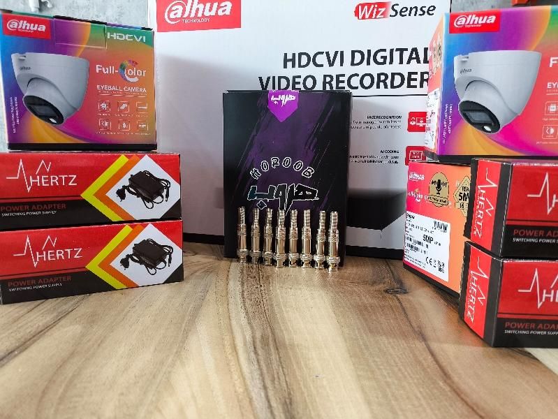 پکیج دوربین 4k داهوا dahuaدید در شب رنگی