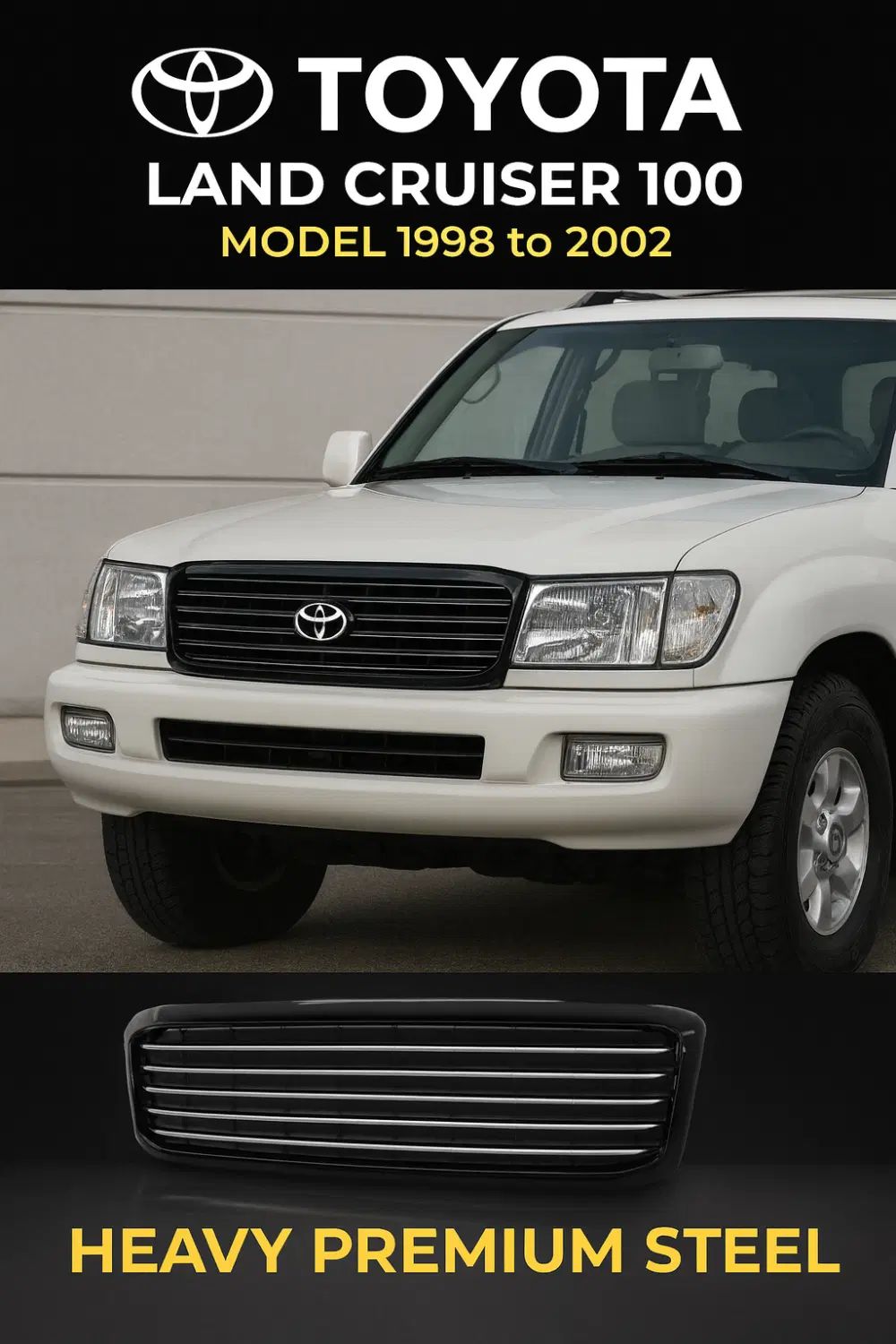 Toyota Land Cruiser 100 جلو پنچره اتاق 100