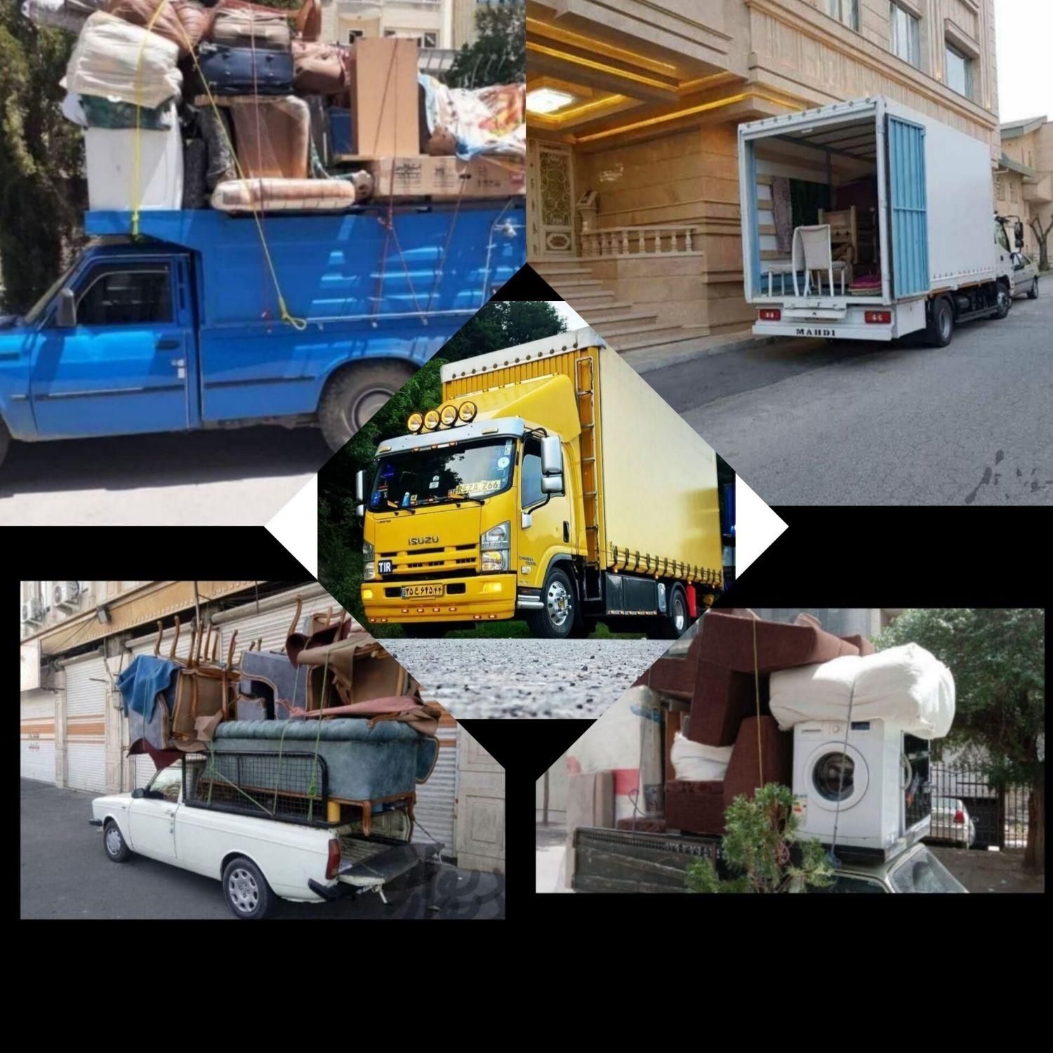 باربری وانت بارخراسان کل مشهدبا کارگر