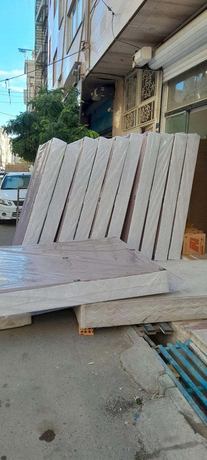تخت تشک لمسه کاری کد 9933