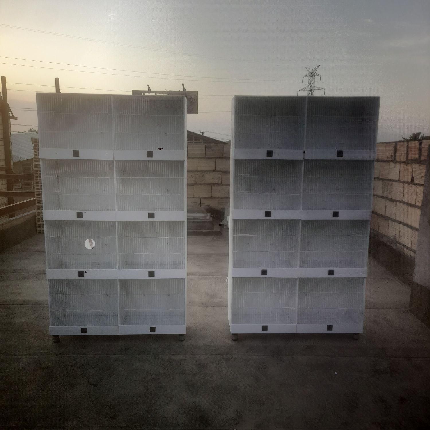 ساخت قفس ۸خان قناری پرورشی جنس ضدآب و قیمت عمده