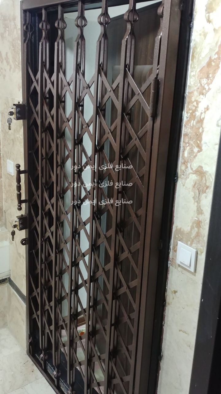 حفاظ آکاردئونی سه جداره تمام گل پرچ مخفی دوبل